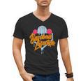 Baseball Lifestyle Home Plate Ice Cream Drip Men Boys Kids Men's V-Neck T-Shirt