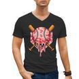 Baseball Pink Camo Ice Cream Youth Boys Girls Men's V-Neck T-Shirt Baseball Pink Camo Ice Cream Youth Boys Girls Men's V-Neck T-Shirt