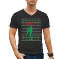 Baseball Player Christmas Pajama Send It Xmas PJs Boys Men's V-Neck T-Shirt Baseball Player Christmas Pajama Send It Xmas PJs Boys Men's V-Neck T-Shirt