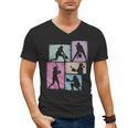 Baseball Player Collage Women Kids Coach Youth Girl Men's V-Neck T-Shirt Baseball Player Collage Women Kids Coach Youth Girl Men's V-Neck T-Shirt