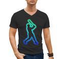 Baseball Player Graphic Men's V-Neck T-Shirt Baseball Player Graphic Men's V-Neck T-Shirt