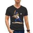 Baseball Puerto Rico Patriotic Flag Boricua Baseball Player Men's V-Neck T-Shirt Baseball Puerto Rico Patriotic Flag Boricua Baseball Player Men's V-Neck T-Shirt