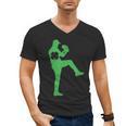 Baseball Shamrock St Patrick's Day Saint Paddy's Men's V-Neck T-Shirt Baseball Shamrock St Patrick's Day Saint Paddy's Men's V-Neck T-Shirt