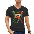 Baseball Six Seven 67 Meme Ice Cream Drip Xmas Men Women Men's V-Neck T-Shirt Baseball Six Seven 67 Meme Ice Cream Drip Xmas Men Women Men's V-Neck T-Shirt