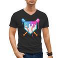 Baseball Sport Respect The Drip Boys Baseball Men's V-Neck T-Shirt Baseball Sport Respect The Drip Boys Baseball Men's V-Neck T-Shirt