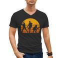 Baseball Tee Sunset Silhouette Players Men Women Kids Men's V-Neck T-Shirt Baseball Tee Sunset Silhouette Players Men Women Kids Men's V-Neck T-Shirt