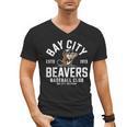 Bay City Beavers Baseball Club Estd 1913 Men's V-Neck T-Shirt Bay City Beavers Baseball Club Estd 1913 Men's V-Neck T-Shirt