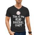 Bear Baseball Shirt For Players Fans And Moms Men's V-Neck T-Shirt