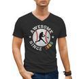 Birthday Baseball Lover 40 Years Old Awesome Since 1986 Men's V-Neck T-Shirt