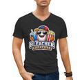 Bleacher Creature Baseball Fan Supporter Game Day Ball Men's V-Neck T-Shirt Bleacher Creature Baseball Fan Supporter Game Day Ball Men's V-Neck T-Shirt