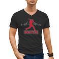 Boston Lovers Skyline Retro Baseball Heartbeat Men Women Men's V-Neck T-Shirt