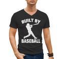 Built By Baseball Baseball For Men Women Boys Players Men's V-Neck T-Shirt Built By Baseball Baseball For Men Women Boys Players Men's V-Neck T-Shirt