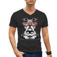 Bulldog Mascot Sports Fan Football Basketball Baseball Men's V-Neck T-Shirt Bulldog Mascot Sports Fan Football Basketball Baseball Men's V-Neck T-Shirt