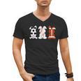 Bunny Football Baseball Sport Easter Day Men's V-Neck T-Shirt