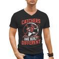 Catchers Are Built Different Baseball Catcher Men's V-Neck T-Shirt Catchers Are Built Different Baseball Catcher Men's V-Neck T-Shirt