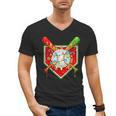 Christmas Baseball Ice Cream Drip Men Women Kids Men's V-Neck T-Shirt