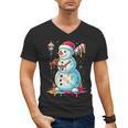 Christmas Baseball Snowman Drip For Boys Men Girls Women Men's V-Neck T-Shirt Christmas Baseball Snowman Drip For Boys Men Girls Women Men's V-Neck T-Shirt