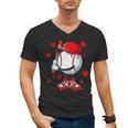 Cute Dripping Baseball Lover Valentines Day Boys Kids Men's V-Neck T-Shirt Cute Dripping Baseball Lover Valentines Day Boys Kids Men's V-Neck T-Shirt
