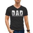 Dad Baseball The Man The Myth The Legend Daddy Father's Day Men's V-Neck T-Shirt