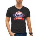 Dada Rookie Of Year 1st Birthday Baseball Theme Matching Men's V-Neck T-Shirt Dada Rookie Of Year 1st Birthday Baseball Theme Matching Men's V-Neck T-Shirt