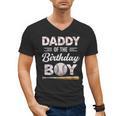Daddy Of The Birthday Boy Baseball Matching Family Men's V-Neck T-Shirt