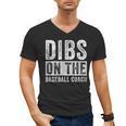 Dibs On The Baseball Coach Wife Girlfriend Men's V-Neck T-Shirt Dibs On The Baseball Coach Wife Girlfriend Men's V-Neck T-Shirt