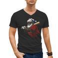 Dominican Republic Santa Christmas Baseball Beisbol Men's V-Neck T-Shirt Dominican Republic Santa Christmas Baseball Beisbol Men's V-Neck T-Shirt