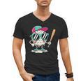 Dripping Baseball Baseball Lover Player Baseballer Men's V-Neck T-Shirt Dripping Baseball Baseball Lover Player Baseballer Men's V-Neck T-Shirt