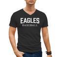 Eagles Baseball Inspired Men's V-Neck T-Shirt Eagles Baseball Inspired Men's V-Neck T-Shirt