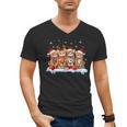 Football Baseball Basketball Player Sport Christmas Men's V-Neck T-Shirt Football Baseball Basketball Player Sport Christmas Men's V-Neck T-Shirt