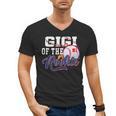Gigi Rookie Of Year 1st Birthday Baseball Theme Matching Men's V-Neck T-Shirt Gigi Rookie Of Year 1st Birthday Baseball Theme Matching Men's V-Neck T-Shirt