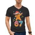 Gingerbread Six Seven 67 Ice Cream Drip Baseball Men's V-Neck T-Shirt Gingerbread Six Seven 67 Ice Cream Drip Baseball Men's V-Neck T-Shirt