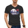Grammy Rookie Of Year 1st Birthday Baseball Theme Matching Men's V-Neck T-Shirt