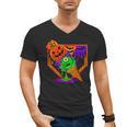 Halloween Baseball Ice Cream Drip Boys Girls Youth Men's V-Neck T-Shirt Halloween Baseball Ice Cream Drip Boys Girls Youth Men's V-Neck T-Shirt