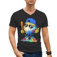 Ice Cream Baseball Drip Spots Sprinkle For Boys Youth Kids Men's V-Neck T-Shirt Ice Cream Baseball Drip Spots Sprinkle For Boys Youth Kids Men's V-Neck T-Shirt