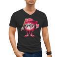 Ice Cream Drip Baseball Valentine's Day Spots Baseball Drip Men's V-Neck T-Shirt Ice Cream Drip Baseball Valentine's Day Spots Baseball Drip Men's V-Neck T-Shirt
