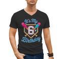 It's My 6th Birthday Baseball Fan Fun Party Celebration Men's V-Neck T-Shirt It's My 6th Birthday Baseball Fan Fun Party Celebration Men's V-Neck T-Shirt