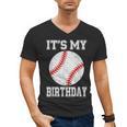 It’s My Birthday Baseball Vintage Style Men's V-Neck T-Shirt It’s My Birthday Baseball Vintage Style Men's V-Neck T-Shirt