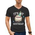 Its My Birthday Vintage Baseball Celebration For Men Kids Men's V-Neck T-Shirt Its My Birthday Vintage Baseball Celebration For Men Kids Men's V-Neck T-Shirt