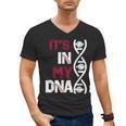 ITS In My DNA Baseball Sport Player Saying Men's V-Neck T-Shirt ITS In My DNA Baseball Sport Player Saying Men's V-Neck T-Shirt
