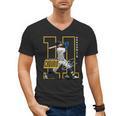 Jackson Chourio Milwaukee MLB Baseball Player MLBJCH202M Men's V-Neck T-Shirt Jackson Chourio Milwaukee MLB Baseball Player MLBJCH202M Men's V-Neck T-Shirt
