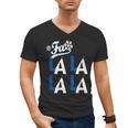 LA Baseball Fan Christmas FA La La Holiday Blue Theme Men's V-Neck T-Shirt LA Baseball Fan Christmas FA La La Holiday Blue Theme Men's V-Neck T-Shirt