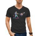 Leopard Baseball Player Ice Cream Drip For Boys Kids Men's V-Neck T-Shirt Leopard Baseball Player Ice Cream Drip For Boys Kids Men's V-Neck T-Shirt