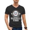 Leopard Baseball Vibes Game Day Softball Life Mom Men's V-Neck T-Shirt Leopard Baseball Vibes Game Day Softball Life Mom Men's V-Neck T-Shirt