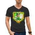 Leprechaun Baseball St Patricks Day Ice Cream Drip Men Boys Men's V-Neck T-Shirt Leprechaun Baseball St Patricks Day Ice Cream Drip Men Boys Men's V-Neck T-Shirt