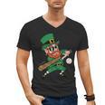 Leprechaun Baseball St Patricks Day Saint Pattys Men Boys Men's V-Neck T-Shirt