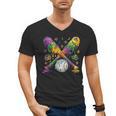 Mardi Gras Baseball Drip Shirt Cool Dripping Baseball Drip Men's V-Neck T-Shirt Mardi Gras Baseball Drip Shirt Cool Dripping Baseball Drip Men's V-Neck T-Shirt