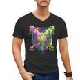 Mardi Gras Ice Cream Drip Baseball Sports For Men Women Kids Men's V-Neck T-Shirt Mardi Gras Ice Cream Drip Baseball Sports For Men Women Kids Men's V-Neck T-Shirt