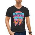 Mason 67 Costume Ice Cream Baseball Drip 6 7 Meme Six Seven Men's V-Neck T-Shirt Mason 67 Costume Ice Cream Baseball Drip 6 7 Meme Six Seven Men's V-Neck T-Shirt