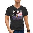 Mima Rookie Of Year 1st Birthday Baseball Theme Matching Men's V-Neck T-Shirt